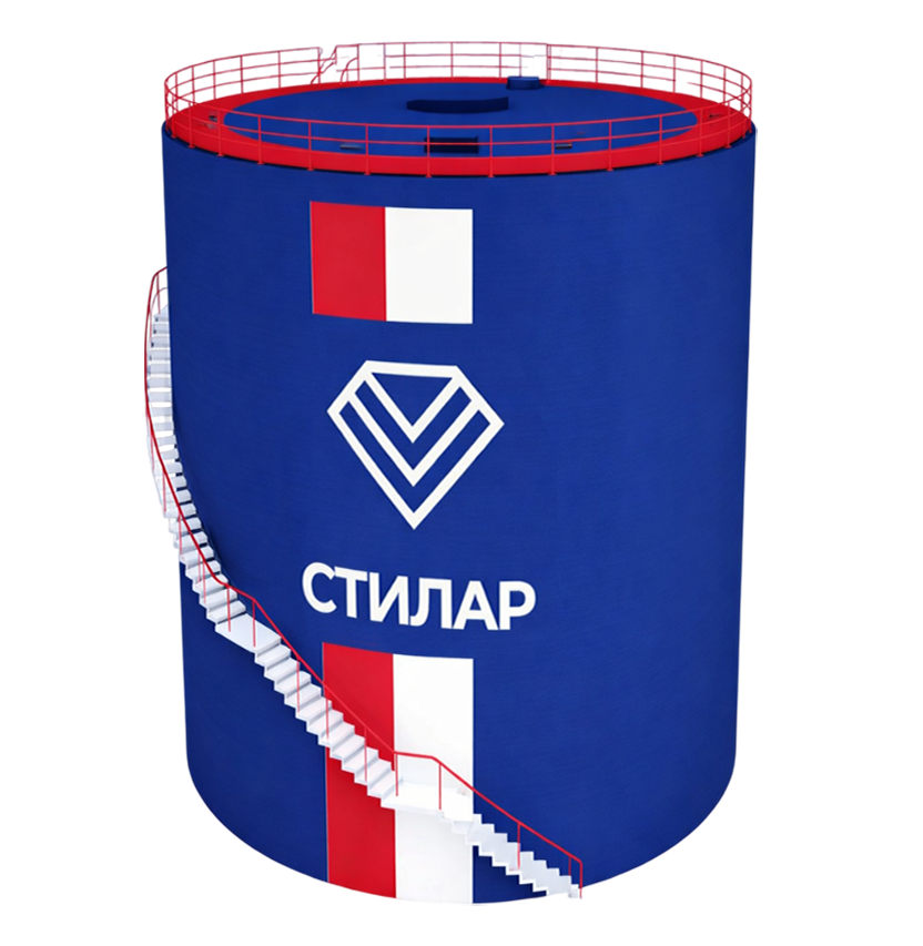 Цельносварной резервуар РВС для спирта 75 м³ от завода-производителя