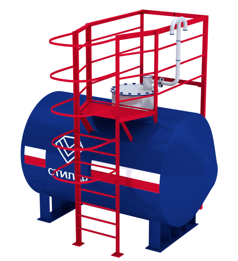 Горизонтальный резервуар РГСН для воды 15 м³ от завода-производителя