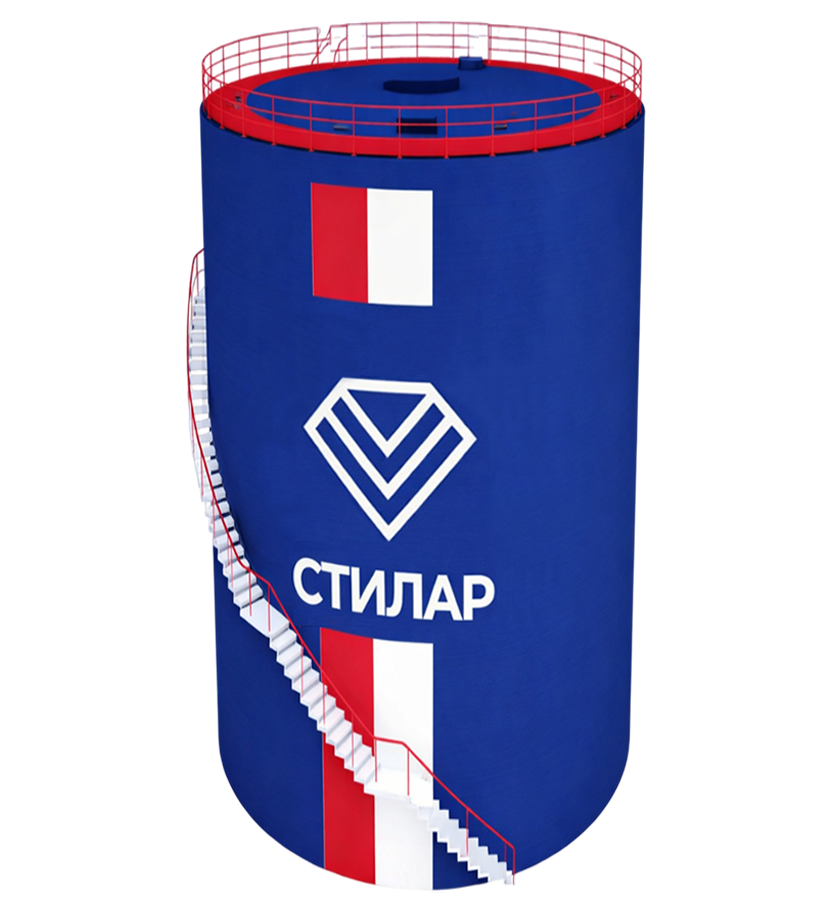 Цельносварной резервуар РВС для АЗС 5 м³ от завода-производителя